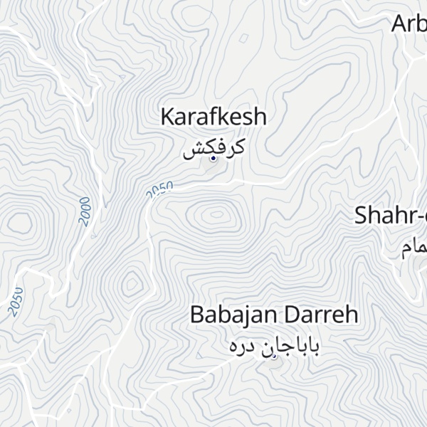 Map of Kūh-e Kal Jāgol Gardan