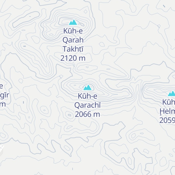 Map of Kūh-e Qarachī