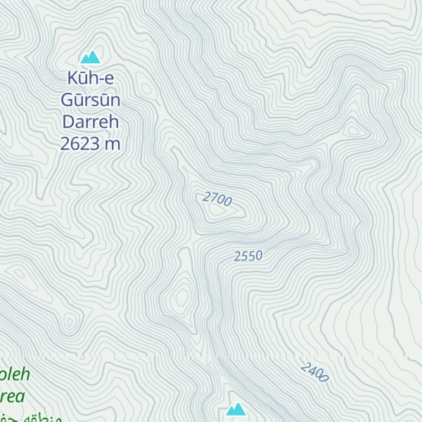 Map of Kūh-e Selleh Bahar