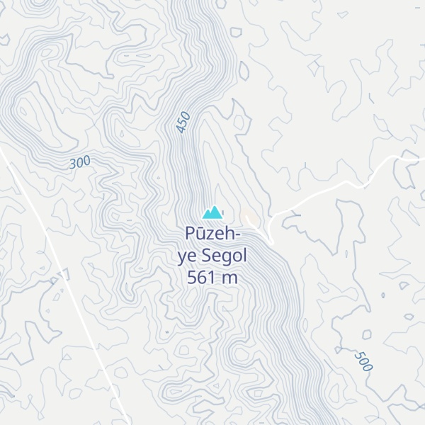 Map of Pūzeh-ye Segol