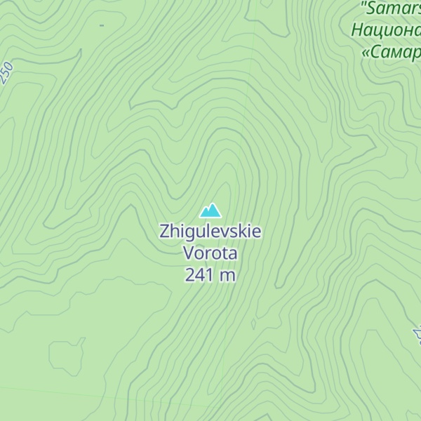 Map of Zhigulevskie Vorota