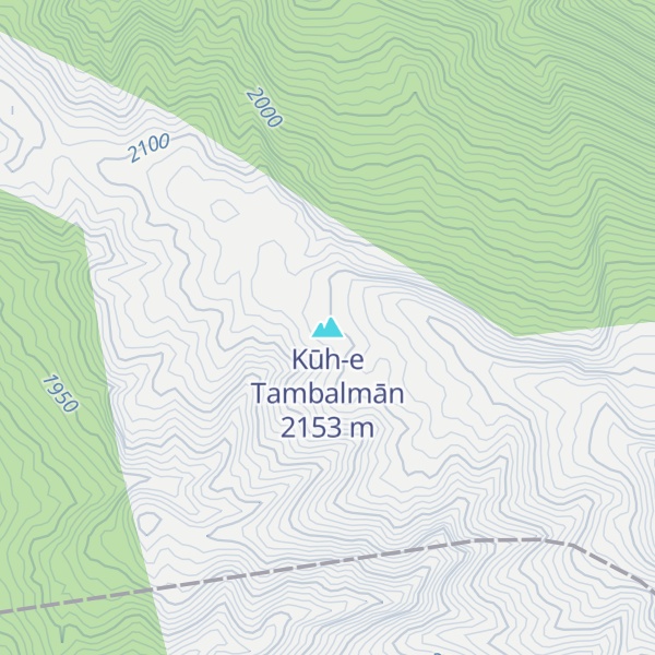Map of Kūh-e Tambalmān