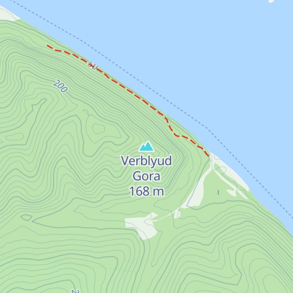 Map of Verblyud Gora