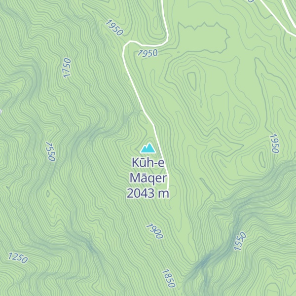 Map of Kūh-e Māqer