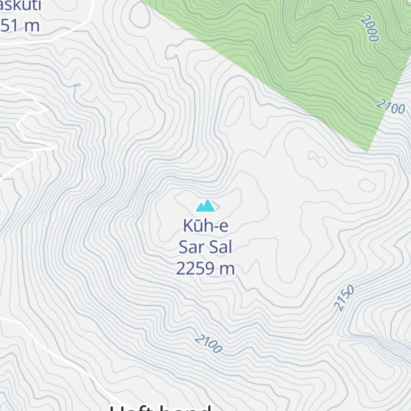 Map of Kūh-e Sar Sal