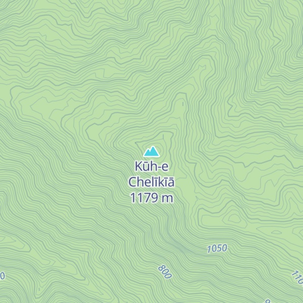 Map of Kūh-e Chelīkīā