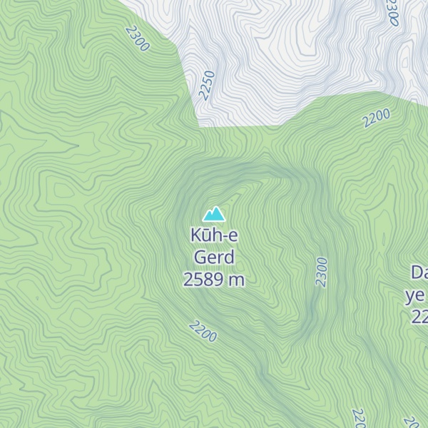 Map of Kūh-e Gerd