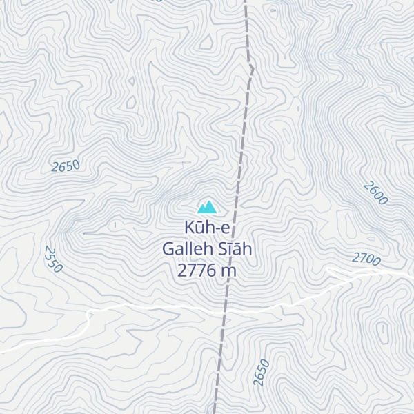 Map of Kūh-e Galleh Sīāh