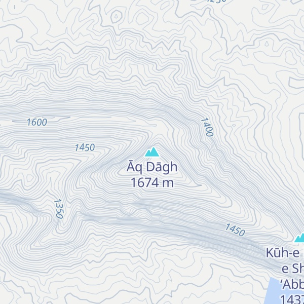 Map of Āq Dāgh