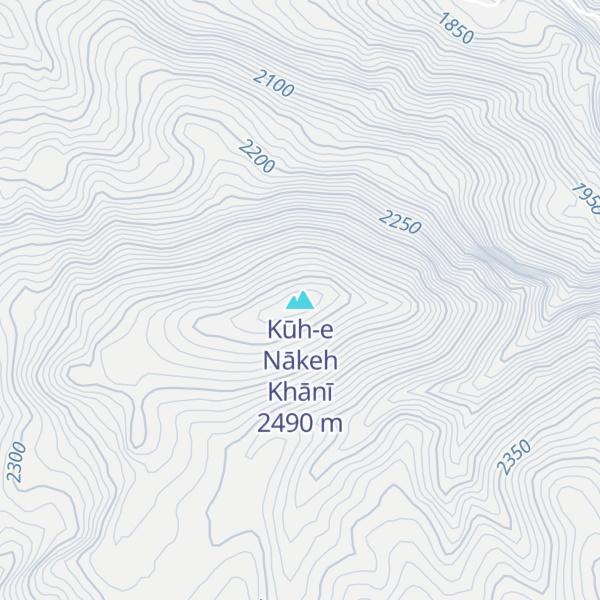 Map of Kūh-e Nākeh Khānī