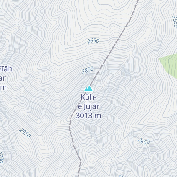 Map of Kūh-e Jūjār