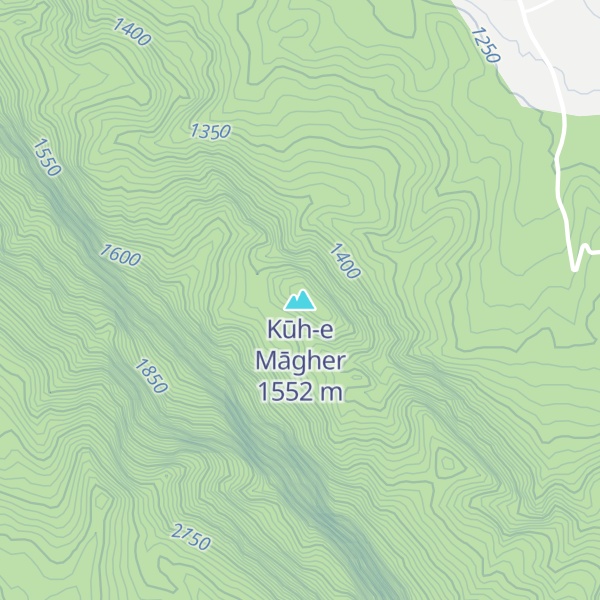 Map of Kūh-e Māgher