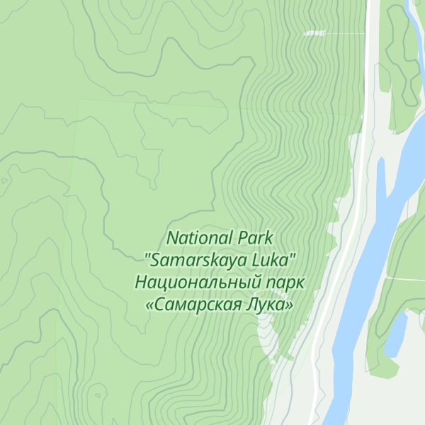 Map of Belaya gora