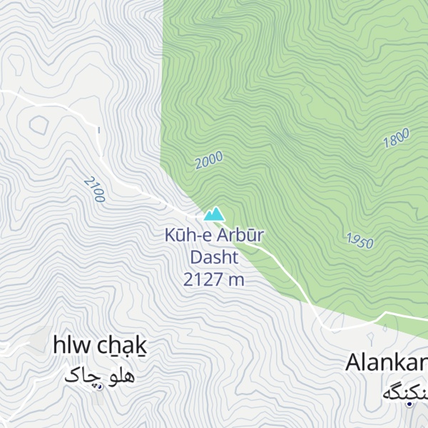 Map of Kūh-e Arbūr Dasht