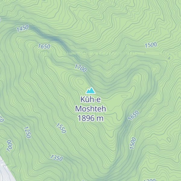 Map of Kūh-e Moshteh
