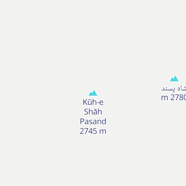 Map of Kūh-e Shāh Pasand