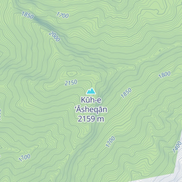 Map of Kūh-e ‘Āsheqān