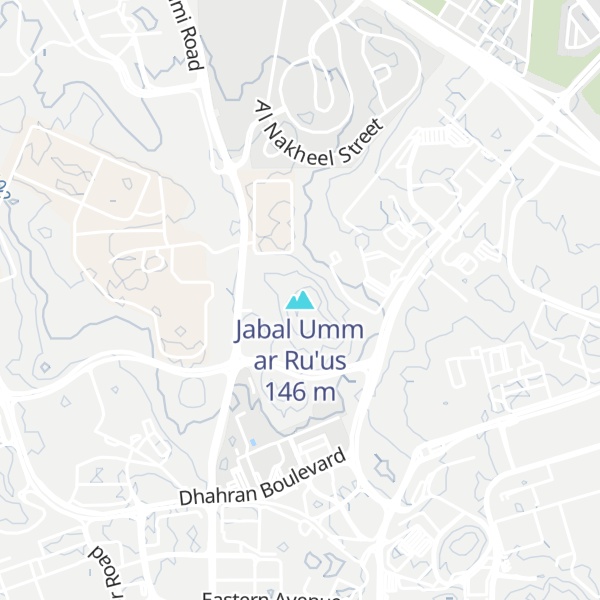 Map of Jabal Umm ar Ru'us