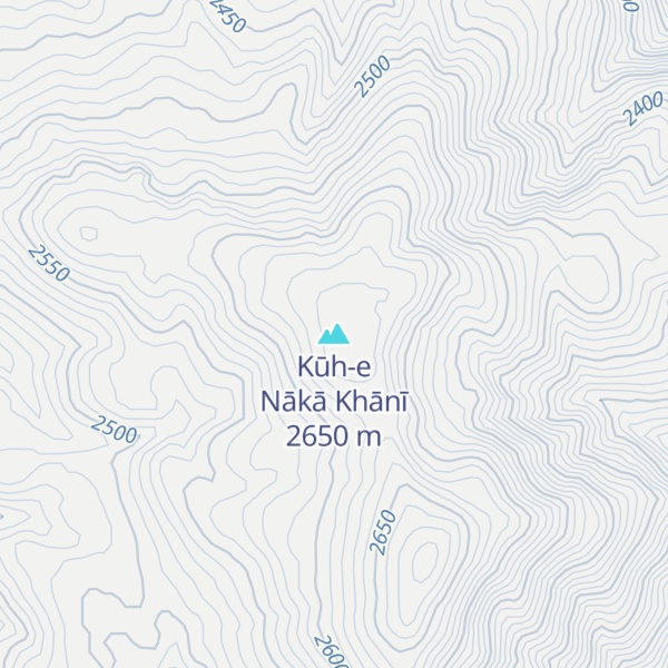 Map of Kūh-e Nākā Khānī