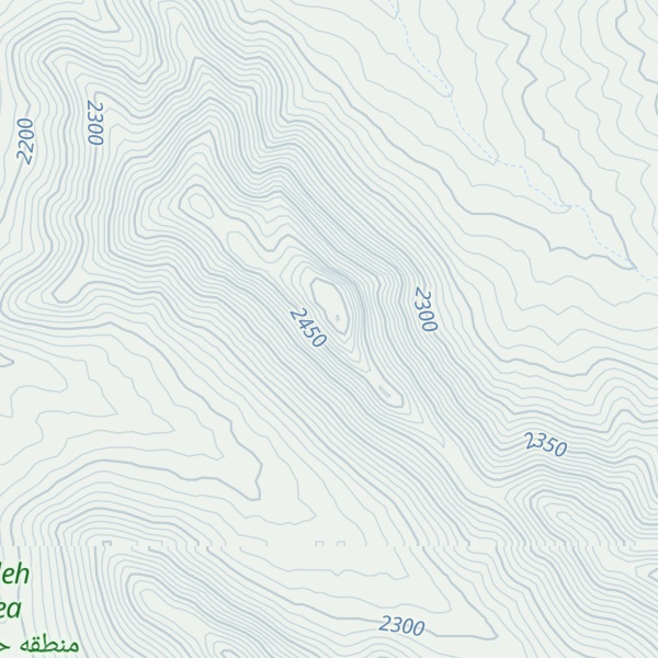 Map of Kūh-e Larzī