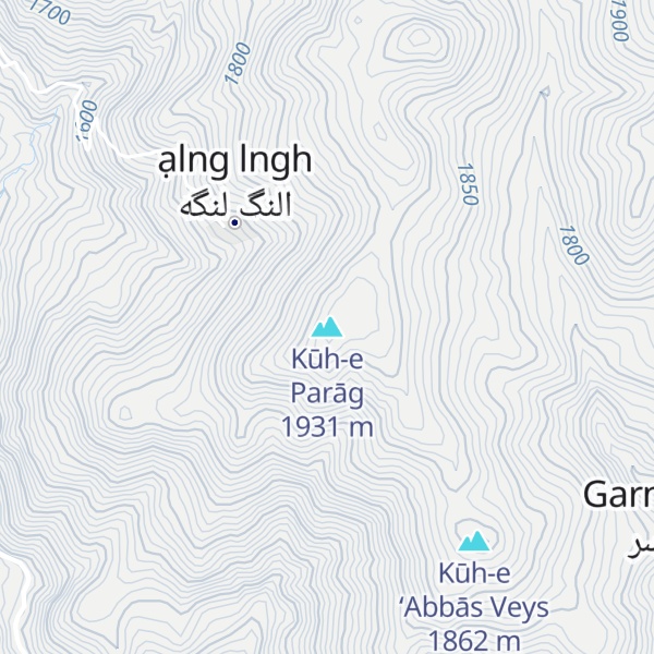 Map of Kūh-e Parāg
