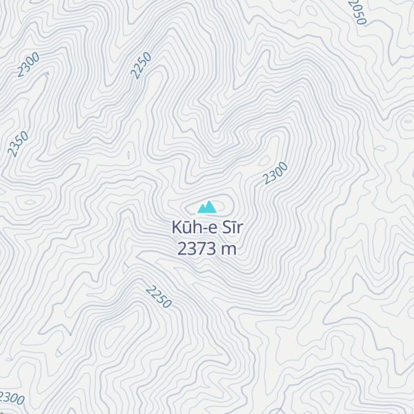 Map of Kūh-e Sīr