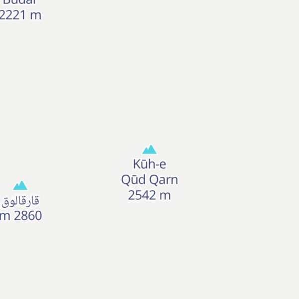 Map of Kūh-e Qūd Qarn