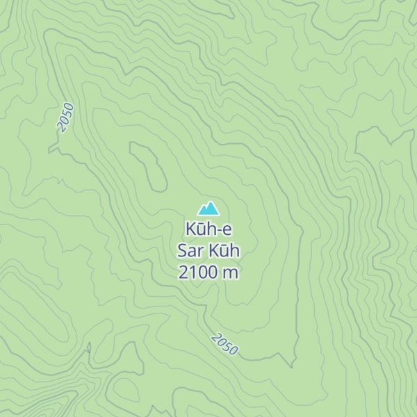 Map of Kūh-e Sar Kūh