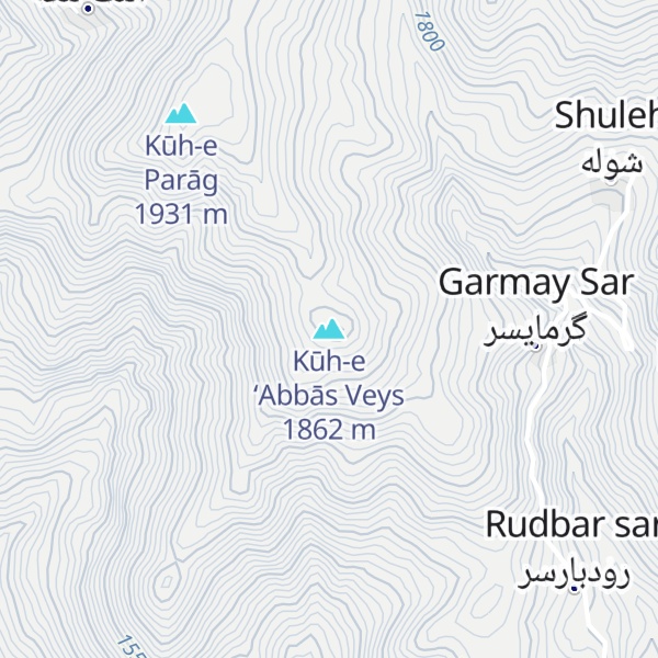 Map of Kūh-e ‘Abbās Veys