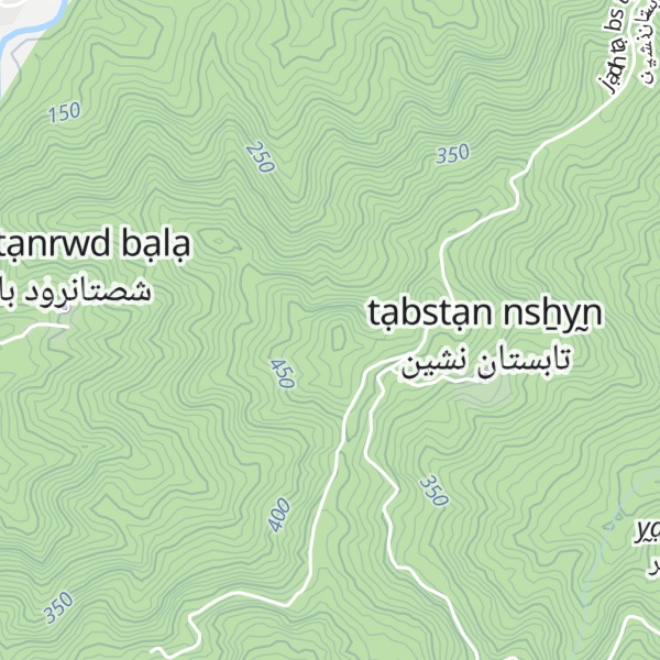 Map of Kūh-e Āghūzī