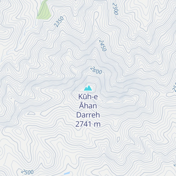 Map of Kūh-e Āhan Darreh