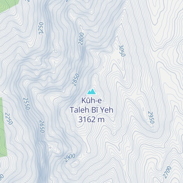 Map of Kūh-e Taleh Bī Yeh