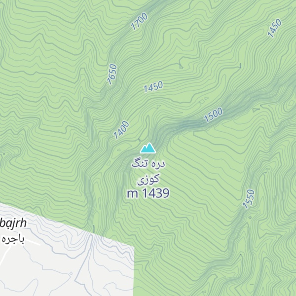 Map of دره تنگ کوزی