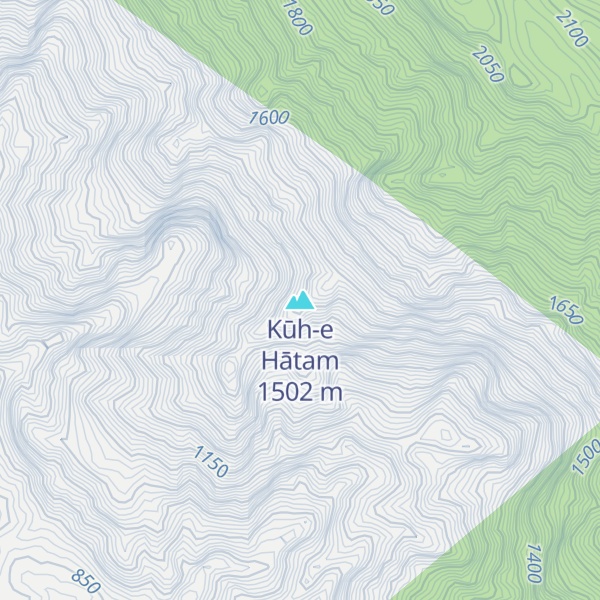 Map of Kūh-e Hātam