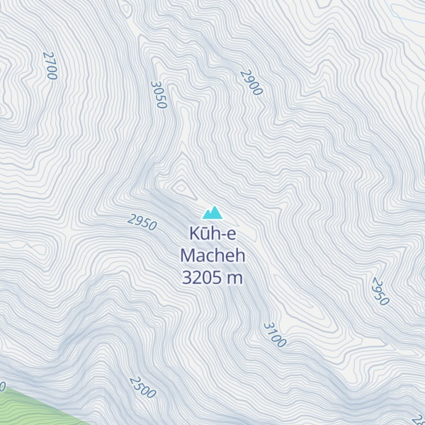 Map of Kūh-e Macheh