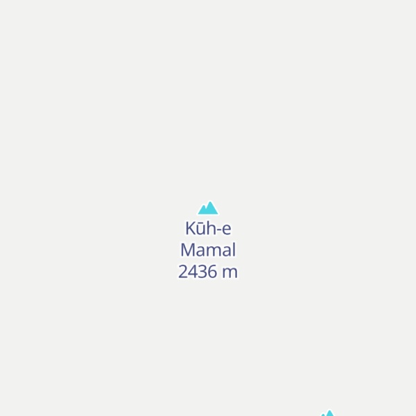 Map of Kūh-e Mamal