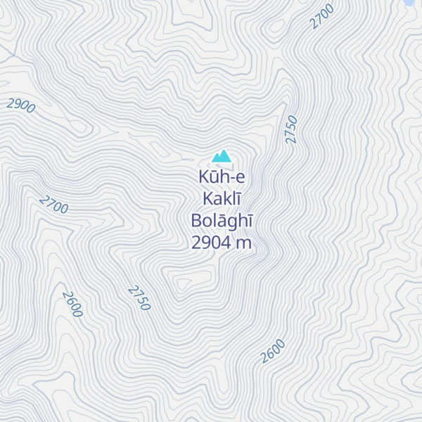 Map of Kūh-e Cheshmeh-ye Derāz