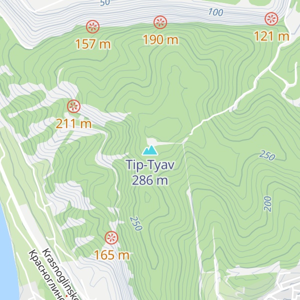 Map of Tip-Tyav