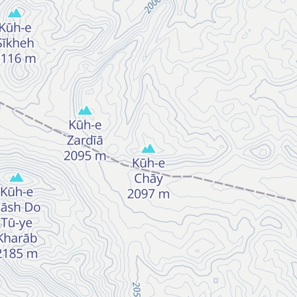 Map of Kūh-e Chāy