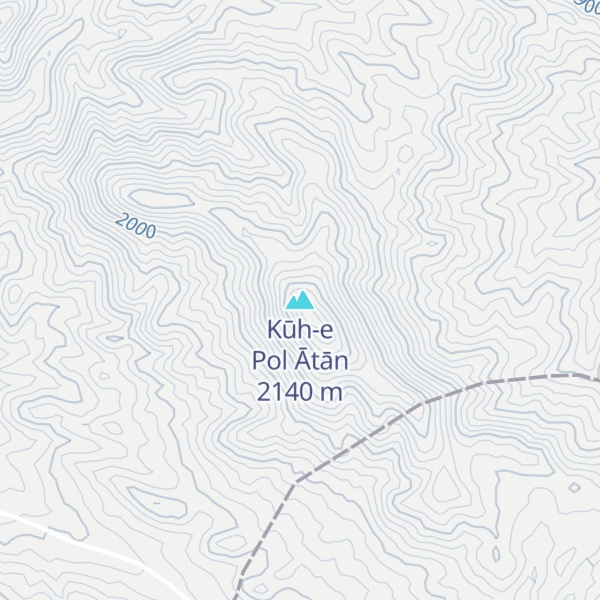 Map of Kūh-e Pol Ātān