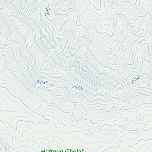 Map of Kūh-e Do Pestān