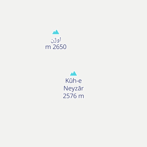 Map of Kūh-e Neyzār