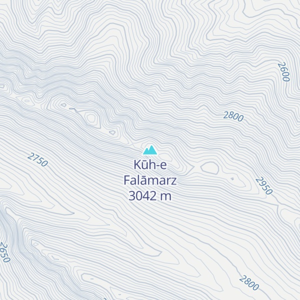 Map of Kūh-e Falāmarz