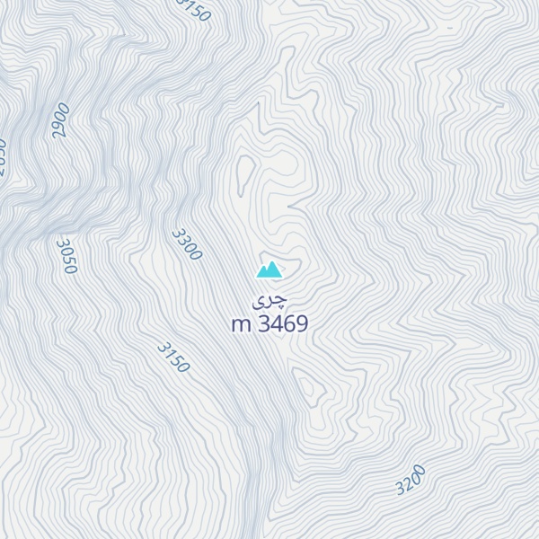 Map of چری