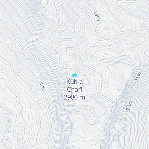 Map of Kūh-e Charī