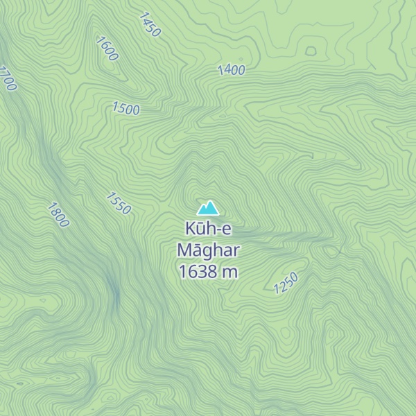 Map of Kūh-e Māghar