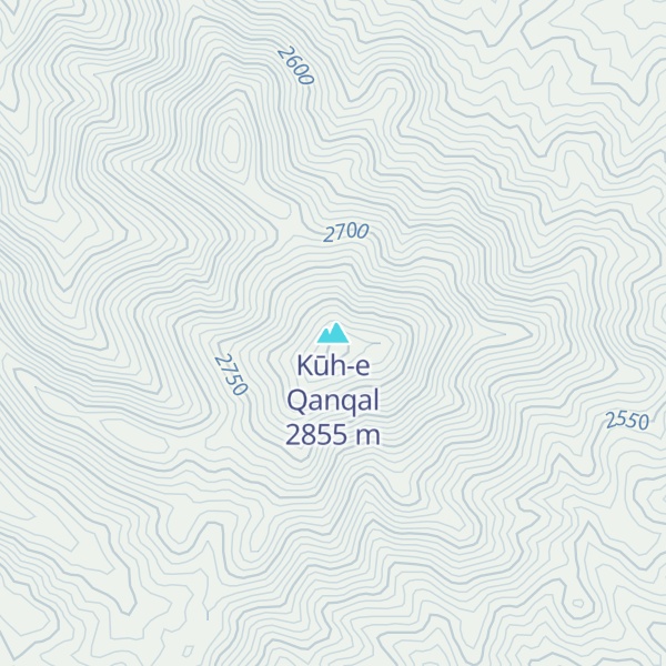 Map of Kūh-e Qanqal