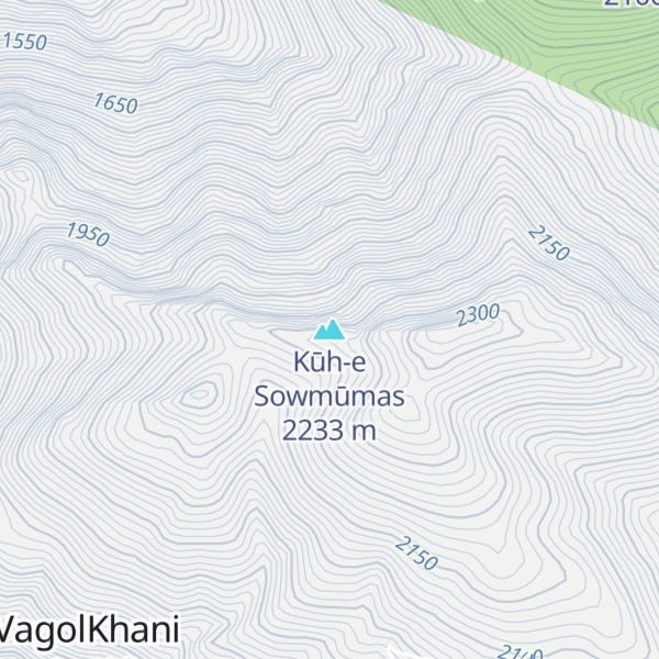 Map of Kūh-e Sowmūmas