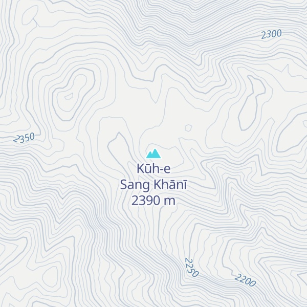 Map of Kūh-e Sang Khānī