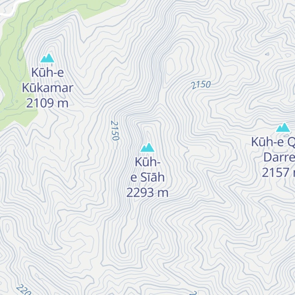Map of Kūh-e Sīāh